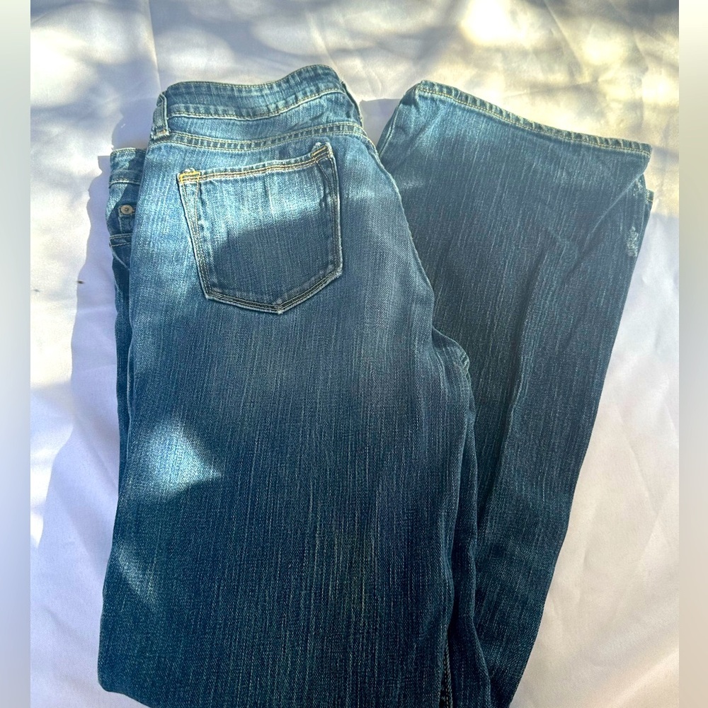 Banana republic blue jeans size 8 boot cut